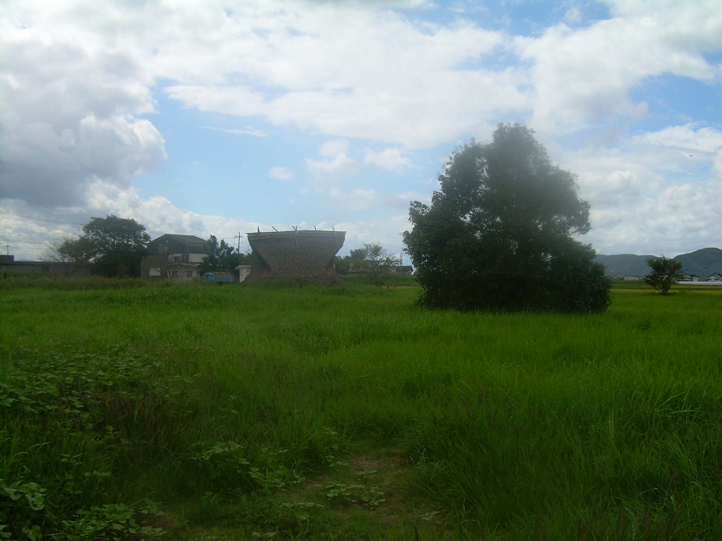 dscn0711.jpg - That straw building was a historical structure in Azuchi-cho.