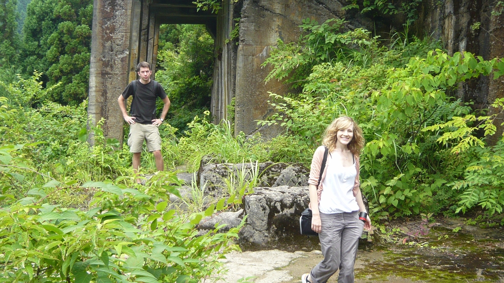 p1020709.jpg - James and Roxy explore the mine.