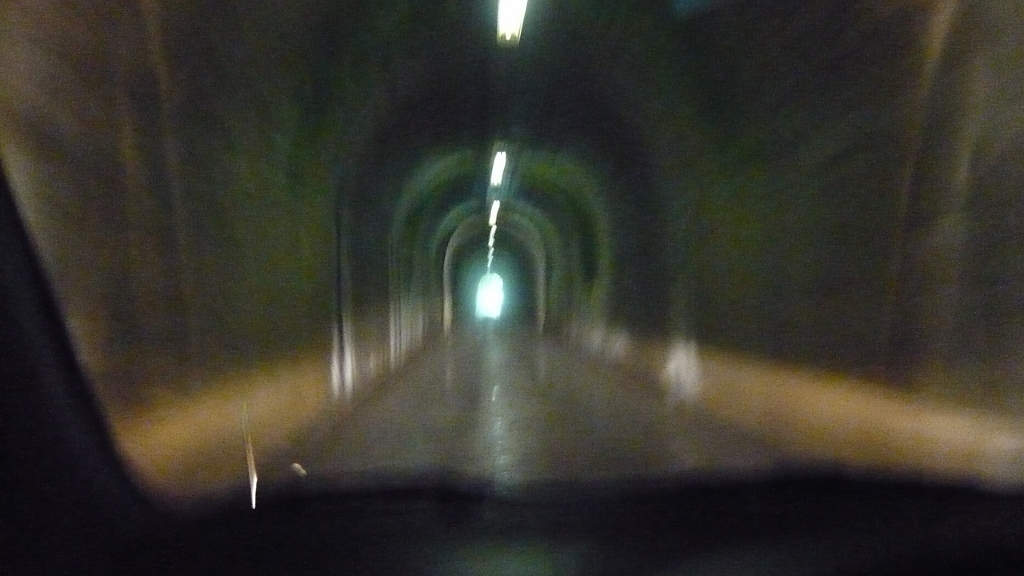 p1020732.jpg - This was the narrowest tunnel I've ever driven through.