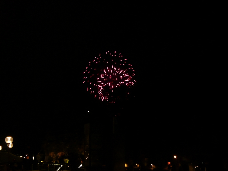 p1010466.jpg - They started setting off fireworks as soon as we got there, no doubt in our honor.  They did more the next night, which I spotted from the top of the Observatory!