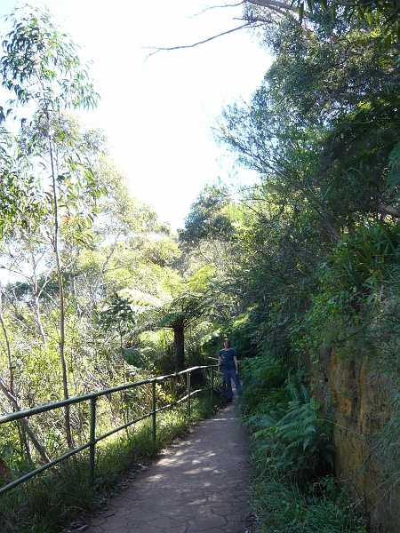 p1010639.jpg - Me on the cliffside hike in the Blue Mountains.