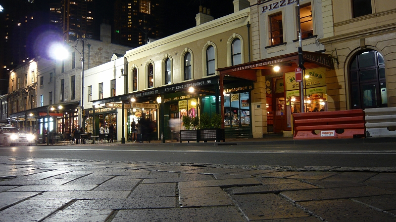 p1010684.jpg - Here's where we ate our last Australian dinner, at a place called the Rocks Cafe, which we liked very much.