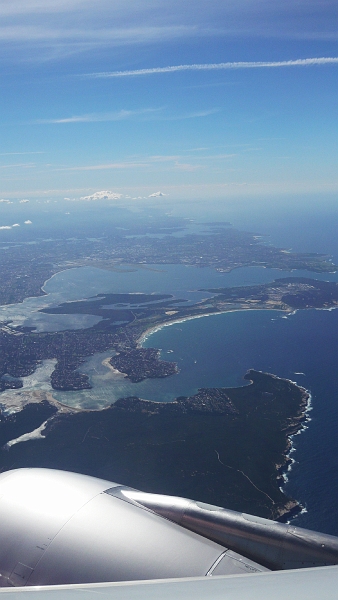 p1010689.jpg - Sydney Harbour is the farthest north of these bays, which you can hardly see because it's much narrower than the ones in the foreground.